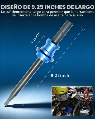 Vista 4 de Herramienta de imprimación de bomba de aceite DPTOOL para GM Chevy V6 V8 SBC 350 BBC 454 Bloque pequeño y grande