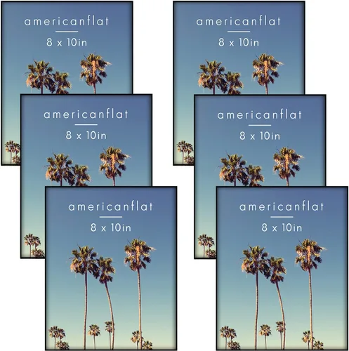 Vista 24 de Americanflat Front Loading Metropolitan Collection - Portarretratos de 16 x 20 pulgadas con vidrio inastillable, juego de 2 unidades, para uso como