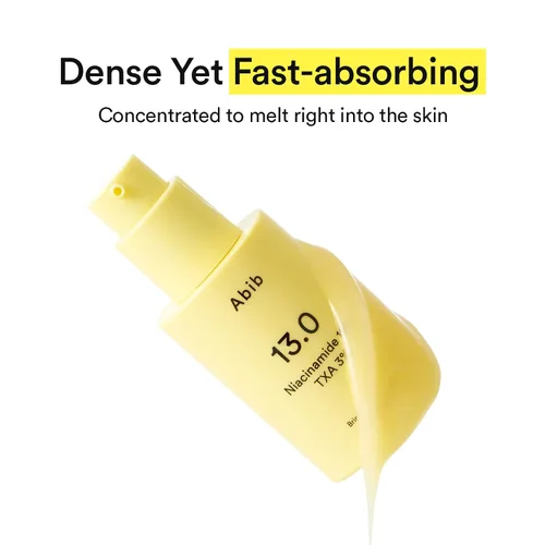 Vista 6 de Abib Bright Force Serum 13.0 Pump, 10% niacinamida + 3% TXA, 1.01 onzas líquidas, suero iluminador para tono de piel desigual, hiperpigmentación