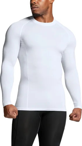Vista 2 de ATHLIO - Paquete de 1 o 3camisetas de compresión de manga larga con FPU 50+ para hombre, camiseta de protección para deportes acuáticos