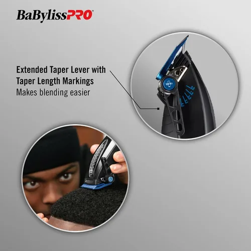 Vista 4 de BaBylissPRO LithiumFX Cord/Cordless Lithium Ergonomic Hair Clippers for Men
