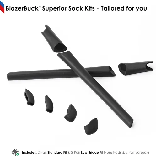 Vista 5 de BLAZERBUCK Kits de calcetines de repuesto para gafas de sol Oakley Half Jacket XLJ