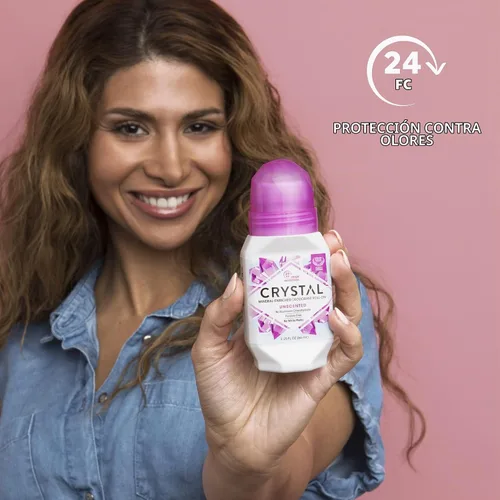 Vista 2 de Desodorante a bolilla para el cuerpo Crystal, 66,54 cc, paquete de 2