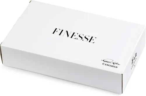 Vista 9 de Cangshan Thomas Keller Signature Collection - Cuchillo para carne de filo recto forjado de 4 piezas, caja de nogal