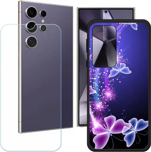 Vista 17 de Funda de TPU para Echoamo C24 Ultra + HD de vidrio templado, carcasa de silicona protectora trasera – 9 dureza anti-arañazos protector de pantalla