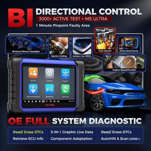 Vista 6 de Autel Escáner MaxiIM IM508S PRO con $569 PRO Kit, 2026 Full Bundle Pro Version, Igual que IM608 PRO 2/IM608S II, diagnóstico mejorado All-Sys