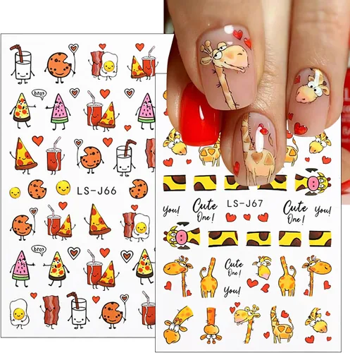 Vista 8 de Calcomanías de uñas autoadhesivas 3D de rosa negra, diseño holográfico de serpiente, sol, estrellas, decoración para mujeres, consejos de manicura