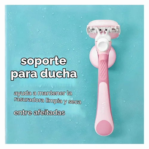 Vista 8 de Gillette Venus ComfortGlide - Rastrillo de afeitar para mujer, té blanco (1 mango + 4 cuchillas de repuesto)