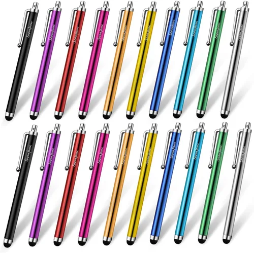 Vista 7 de Paquete de 10 lápices capacitivos de alta precisión para iPad, iPhone, tabletas, Samsung Galaxy y todos los dispositivos de pantalla táctil