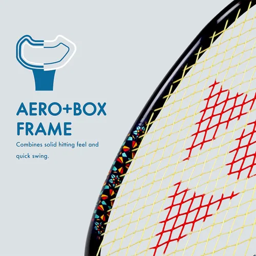 Vista 7 de YONEX Raqueta de bádminton Smash (G4, 2.57 oz, 28 libras de tensión)