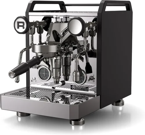 Vista 10 de Rocket Espresso Giotto FAST V - Máquina de café expreso, bomba vibratoria, intercambiador de calor, control de temperatura PID, cromado Cromo