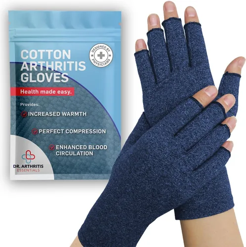 Vista 12 de Doctor Developed Full Fingered Arthritis Compression Gloves Men and Women for Arthritis, Raynauds Disease & Carpal Tunnel