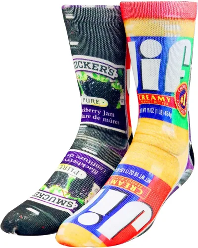 Vista 6 de KACOLOR Mens Crazy Funny Cool 3D Print Pattern Novelty Crew Tube Socks