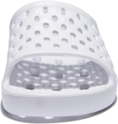 Vista 3 de NewDenBer Zapatos de ducha de baño para mujeres y hombres, antideslizantes, de secado rápido, para playa, piscina, ducha, sandalias con agujeros