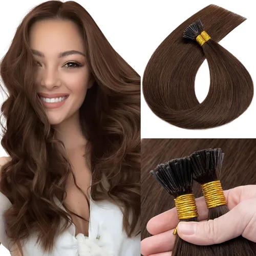 Vista 9 de MY-LADY Microlink - Extensiones de cabello humano con microcuentas de 14 pulgadas, extensiones de cabello rubio con micro bucle, extensiones