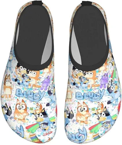 Vista 3 de NZHMZJK Zapatos de agua para niños y niñas, calcetines acuáticos de secado rápido, para natación, playa, yuga, ejercicio, deporte, piscina, camping