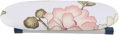 Vista 7 de Tabla de planchar, tabla de planchar plegable de tela de algodón, tabla de planchar con puños, collares, mesa de manipulación, ahorro de espacio