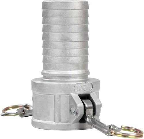 Vista 2 de 2 accesorios de bloqueo de leva de aluminio de 2 pulgadas (parte C), pieza de montaje de manguera de leva y ranura, acoplamiento hembra de 2