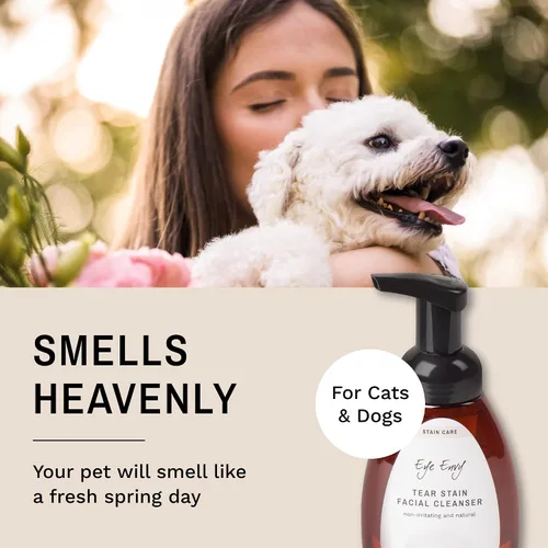 Vista 7 de Eye Envy Limpiador facial de manchas de lágrimas para perros y gatos. Elimina los desechos oculares crujientes, mocos de ojos, secreción ocular.