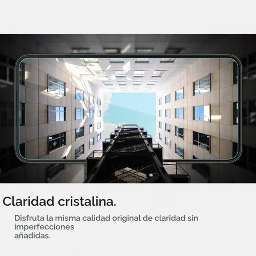 Vista 5 de Spigen GlasTR EZ FIT - Protector de pantalla de vidrio templado para Galaxy