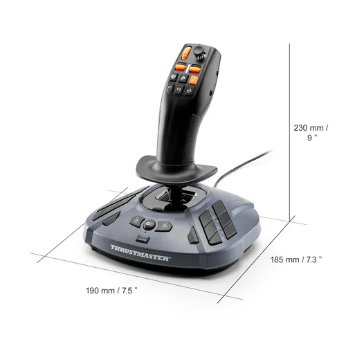 Vista 5 de THRUSTMASTER SimTask Farmstick, 3-Axis Joystick for Farm Simulation Gaming (PC)