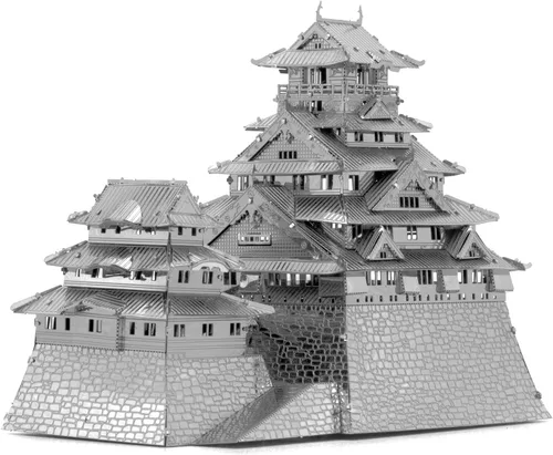 Vista 5 de Fascinations Kit de modelo de metal 3D del castillo de Osaka de la serie Premium de Metal Earth