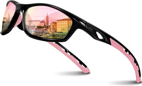 Vista 7 de RIVBOS Womens Polarized Sports Sunglasses UV400 for Driving Cycling RB833