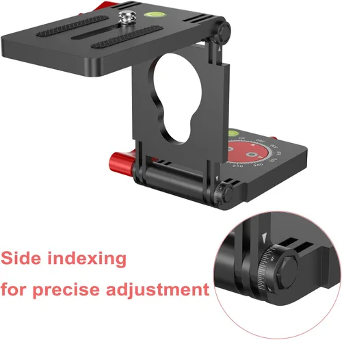 Vista 7 de Z Flex Tilt Trípode Cabeza – Ángulo Flexible Pan & Tilt Head/Universal Multiway Cámara Trípode Conexión a Monopod Slider Rail Estabilizador Gimbal