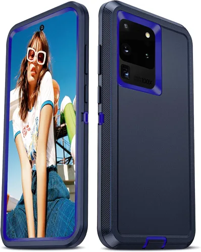 Vista 40 de LeYi Funda compatible con Galaxy S8: no compatible con S8 Plus: cubierta exterior de goma 3 en 1 de cuerpo completo a prueba de golpes, resistente