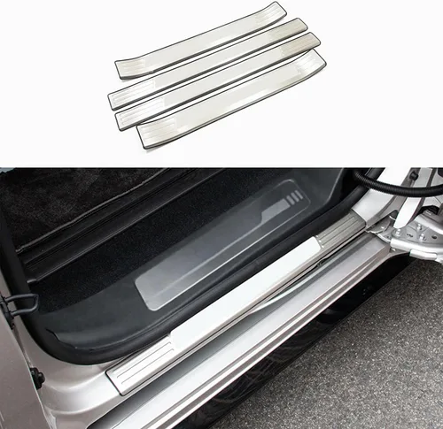 Vista 14 de Accesorios de automóvil compatibles con Toyota Sienna de alta configuración 2021 2022 2023, protector de umbral de puerta, cubierta protectora