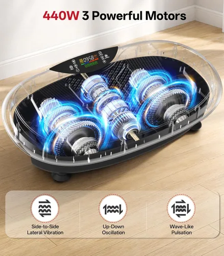Vista 2 de JOROTO 4D Vibration Plate Exercise Machine for Lymphatic Drainage