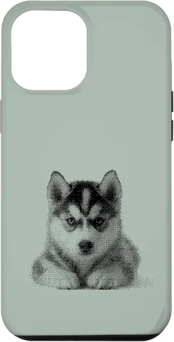 Vista 24 de Chic Husky Puppy for Dog Mom and Paw Parents Case for iPhone 15