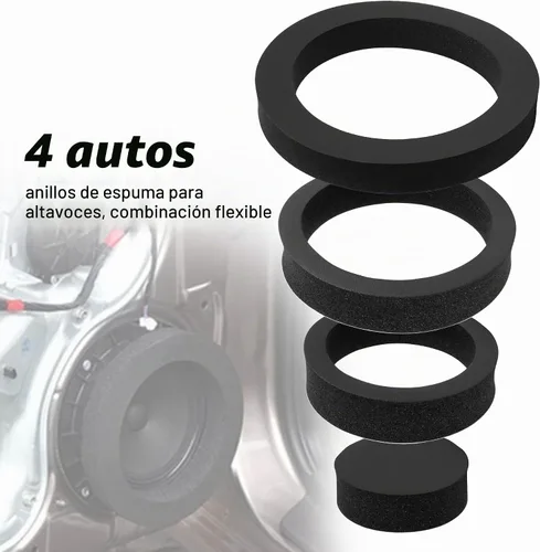 Vista 6 de VOFONO Anillos de espuma de altavoz de alto rebote de 6 pulgadas, 6.5