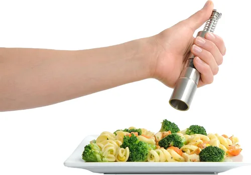 Vista 3 de Juego de molinillo de sal y pimienta o individual, Grind Gourmet™ Original Pump & Grind Cooking Gadgets, Molinillo de especias, Molinillo