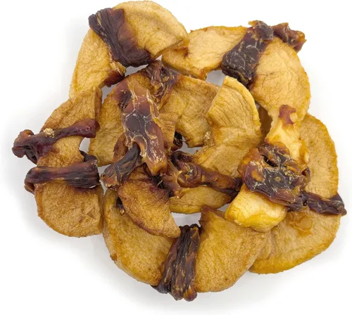 Vista 8 de Pet 'n Shape Chik 'n Apple Jerky - Golosinas para perros envueltas naturales – 16 onzas