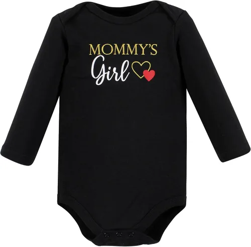 Vista 6 de Hudson Baby Body unisex de algodón de manga larga, para bebé