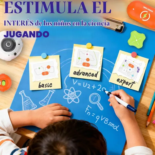 Vista 4 de SMILESSKIDDO Kits de ciencia, juguetes STEM de electrónica, más de 300