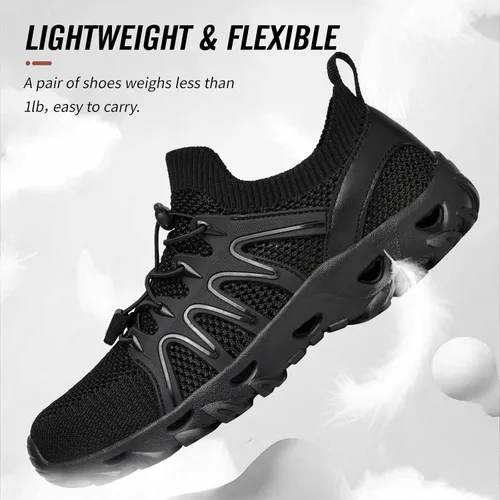 Vista 2 de Alibress Zapatos de agua para mujeres y hombres, zapatos acuáticos de secado rápido, zapatos de agua para senderismo, zapatos de playa para mujer
