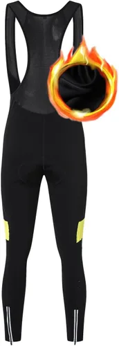 Vista 2 de UGLY FROG Winter Fleece Warm Men's Cycling Pants 20D Padded Bike Tights Bicycle Biking MTB Long Leggings Pockets UPF 50+
