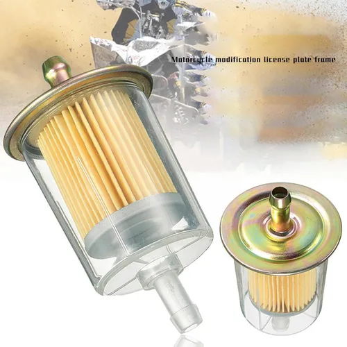Vista 2 de Filtros de combustible universales de 3/8 pulgadas, tractores industriales, automóviles, camiones, motocicletas, motor a gas, línea de combustible