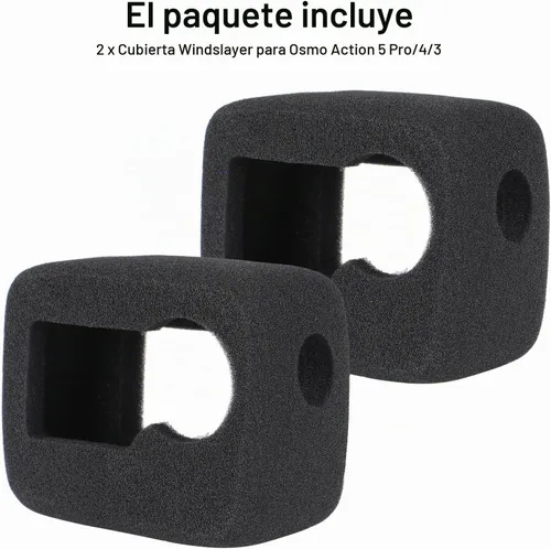 Vista 4 de HSU Funda Windslayer para cámara DJI Osmo Action 5 Pro/4/3 Action