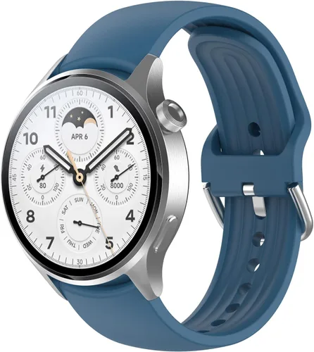 Vista 20 de Senter Correa de repuesto de liberación rápida de goma suave de 0.866 in para reloj inteligente Xiaomi S1 pro
