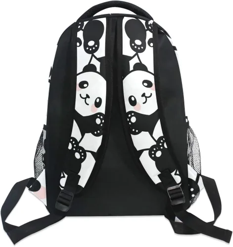 Vista 60 de ATTX Linda mochila con diseño de panda para niños y niñas, Panda-h, Ciclismo