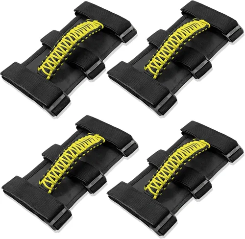 Vista 20 de Accesorios para Jeep Wrangler, barra antivuelco, mango de agarre con moldura para manija compatible con Jeep Wrangler YJ TJ JK JKU JL JLU 1955-2023