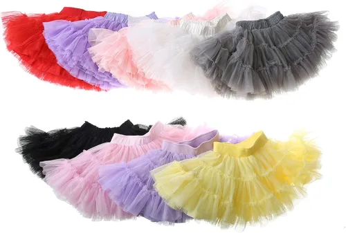 Vista 4 de Falda tutú para bebé, para niñas pequeñas, de ballet y danza