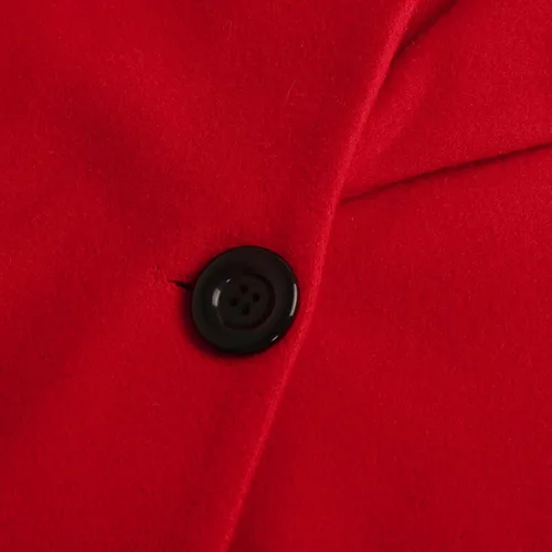 Vista 9 de Gabardina de lana de invierno para mujer, cálida, delgada, larga, abrigo para mujer, moda de otoño 2022