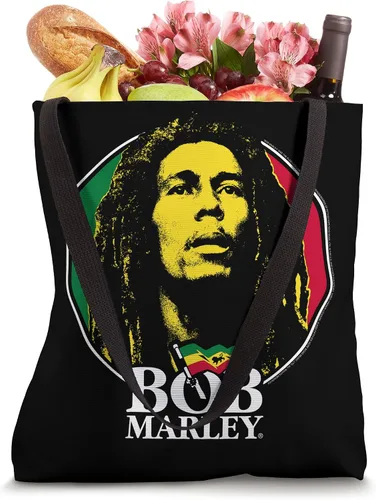 Vista 4 de Bob Marley Logo Badge Reggae Music by Rock Off Tote Bag