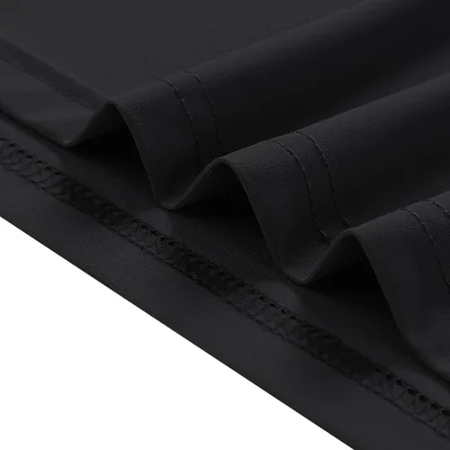 Vista 6 de Camisetas para hombre con bolsillo con cremallera, camiseta atlética de moda para gimnasio, fisicoculturismo, manga corta, cuello redondo liso