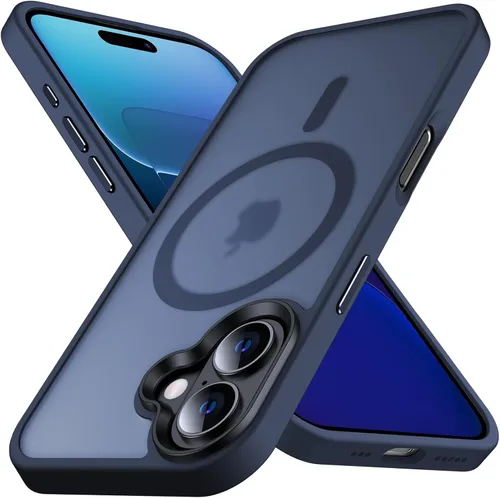 Vista 29 de Anqrp Funda magnética a prueba de golpes para iPhone 12 Pro Max, [compatible con MagSafe] [probada contra caídas de grado militar] Funda delgada