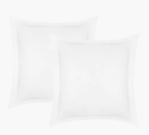 Vista 9 de Juego de 2 fundas europeas 100 % de eucalipto lyocell Tencel (26 x 26), enfriamiento natural, fibra Tencel Lyocell certificada, súper suave, sedosa
